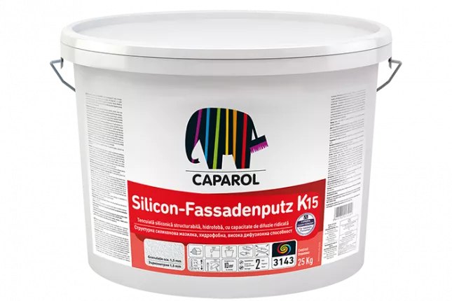 Silicon-Fassadenputz K si R - Tencuială decorativă, fotografia produsului