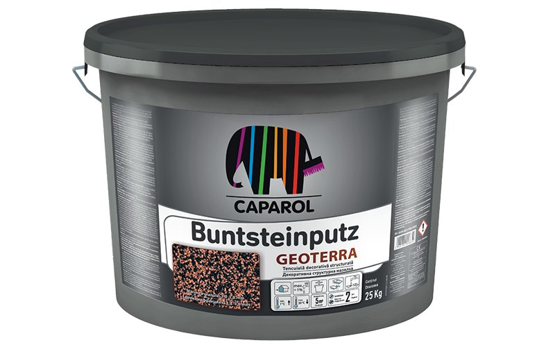 Декоративная базовая штукатурка Caparol Buntsteinputz, фотография товара