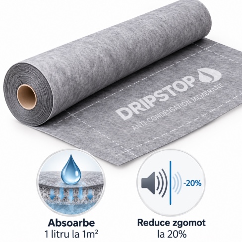 DRIPSTOP, acoperire anticondens pentru tablă profilată, фотография продукта