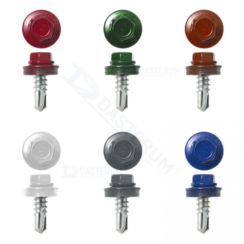 Șurub de acoperiș pentru metal 4,8*19mm., фотография продукта