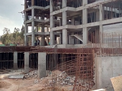 Structură din beton armat, execuție pe niveluri